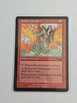 Keldon Mantle - Planeshift - LP - MTG Magic - Common - Enchant Creature - Image 1