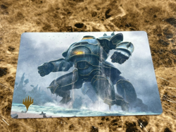 DEPTH CHARGE COLOSSUS Magic the Gathering MTG The Brothers War Art Series Gold - Image 1