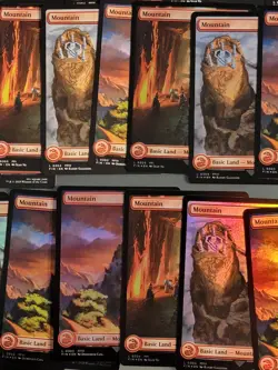 Lot of 31x Basic Land - Mountain Final Fantasy MTG 15x Reg 16x Foil NM - Image 5