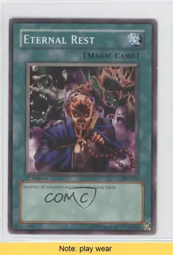 Eternal Rest 1st Ed. YuGiOh Starter Deck Joey #SDJ-039 2003 READ 1a1 - Image 1
