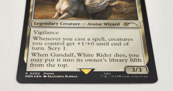 Magic Lord of the Rings Gandalf, White Rider Promo FOIL #0002 NM+ COSTCO MTG - Image 3