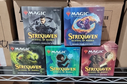 Magic the Gathering MTG Strixhaven Prerelease kits Set ALL 5 NEW mystical archiv - Image 1