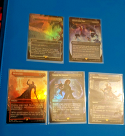 Game Over Rainbow Foil Secret Lair Final Fantasy english Opened MTG Card Set - Image 1