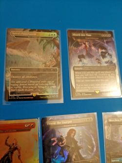 Game Over Rainbow Foil Secret Lair Final Fantasy english Opened MTG Card Set - Image 2