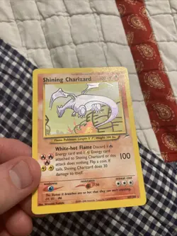 Shining Holo - Shining Charizard Pokemon Neo Destiny #107 2002 - Image 1