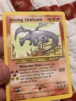 Shining Holo - Shining Charizard Pokemon Neo Destiny #107 2002 - Image 5