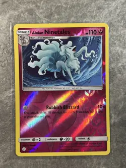 Alolan Ninetales 145/236 Pokemon TCGSm-Cosmic Eclipse Reverse Holo (Near Mint)N1 - Image 1