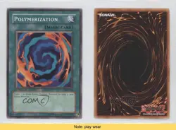 Polymerization 1st Ed. YuGiOh Starter Deck Joey #SDJ-036 2003 READ 0e1 - Image 3