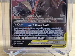 2019 Pokemon TCG Unbroken Bonds Greninja Zoroark GX Ultra Rare 107/214 (NM) - Image 3
