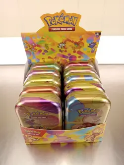 Pokemon Scarlet Violet 151 Mini Tins Display 10 TINS Factory Sealed COMPLETE SET - Image 1