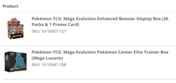 Pokemon Center Mega Evolution ETBs & Enhanced Booster Box *PRESALE* - Image 2