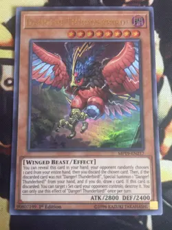 Yugioh: Danger! Thunderbird! - MP19-EN217 - Ultra Rare - 1st Edition - NM - Image 1