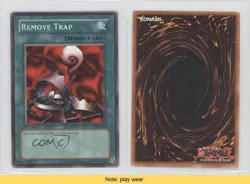 Remove Trap 1st Ed. YuGiOh Starter Deck Joey #SDJ-034 2003 READ 1a1 - Image 3