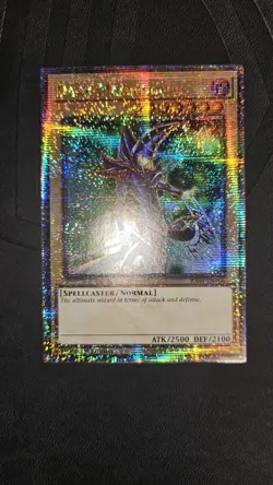 DARK MAGICIAN ALTERNATE ART PLATINUM SECRET RARE RA04-EN106 CT14 YUGIOH! Stamp! - Image 1