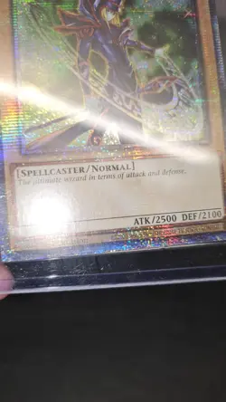 DARK MAGICIAN ALTERNATE ART PLATINUM SECRET RARE RA04-EN106 CT14 YUGIOH! Stamp! - Image 3