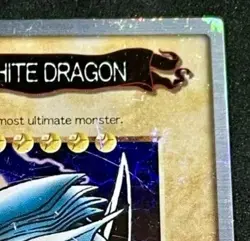 Blue Eyes White Dragon English Ver. Bandai Yugioh 1998 113 Japanese MP/HP - Image 4