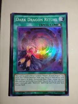 Dark Dragon Ritual - DRL2-EN019 - Super Rare - 1st Edition NM YuGiOh! Dragons o - Image 1