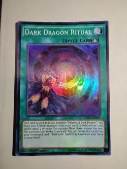 Dark Dragon Ritual - DRL2-EN019 - Super Rare - 1st Edition NM YuGiOh! Dragons o - Image 2