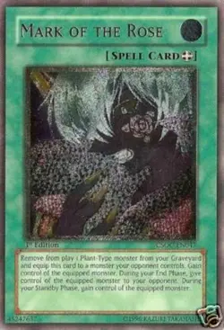 Yugioh: 1x Mark of the Rose - CSOC-EN047 - Ultimate Rare - 1st Edition - Lightly - Image 1