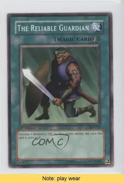The Reliable Guardian 1st Ed. YuGiOh Starter Deck Joey #SDJ-033 2003 READ 2m6 - Image 1