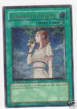 Yugioh: 1x Forbidden Chalice - RGBT-EN061 - Ultimate Rare - Unlimited Edition - - Image 1