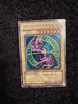 Yugioh TCG Dark Magician BPT-001 Secret Rare HOLO 2002 Limited Edition Promo - Image 1