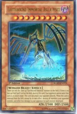 Yugioh: 1x Earthbound Immortal Aslla Piscu - RGBT-EN019 - Ultra Rare - Unlimited - Image 1