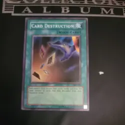 Card Destruction SDY-042 Super Rare Holo Unlimited Edition Yugioh - Image 1