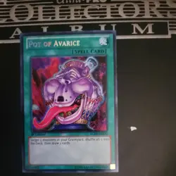 Yugioh! 1x Pot of Avarice, LCJW-EN290, Secret Rare, 1st Edition - Image 1