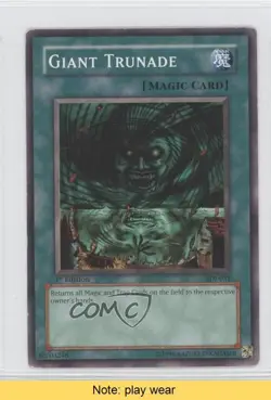 Giant Trunade 1st Ed. YuGiOh Starter Deck Joey #SDJ-032 2003 READ 1a1 - Image 1