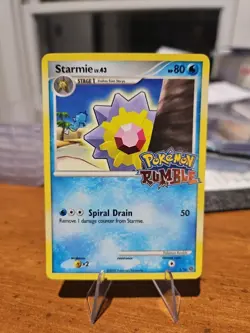 Pokemon Starmie Card 5/16 Rumble Series - Image 1
