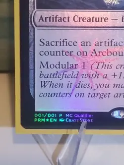 2019 MTG Foil Arcbound Ravager WMCQ - 001/001 Promo Card - WOTC - NM Condition - Image 4