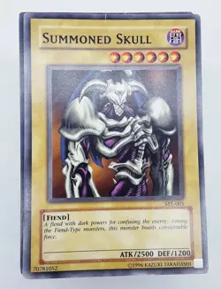 RARE Vintage SUMMONED SKULL YU-GI-OH Card 1996 plus 119 cards Various Yugioh - Image 3