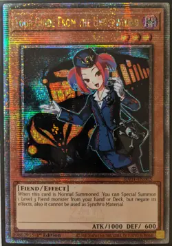 YuGiOh Tour Guide from the Underworld Quarter Century Secret Rare 1st RA01-EN005 - Image 1