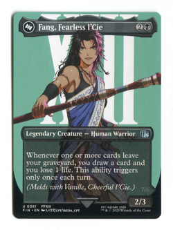 Fang Fearless l'Cie Borderless #0381 NM Final Fantasy FIN MTG Magic - Image 1