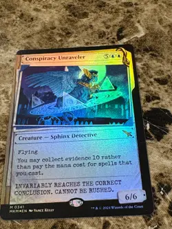 CONSPIRACY UNRAVELER Magic the Gathering MTG Murders at Karlov Manor Foil - Image 1