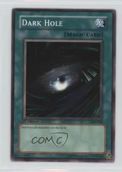 Dark Hole 1st Ed. YuGiOh Starter Deck Joey #SDJ-026 2003 2r7 - Image 1