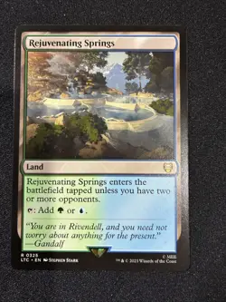 MTG - Rejuvenating Springs Commander: the Lord of the Rings - Image 1