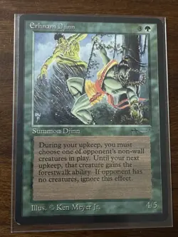 MTG ERNHAM DJINN ARABIAN NIGHTS NEAR MINT / MINT MAGIC THE GATHERING - Image 1