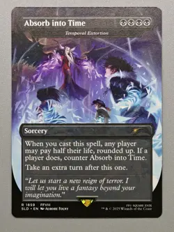 MTG x FINAL FANTASY SECRET LAIR - ABSORB INTO TIME #1859 NON-FOIL - Image 1