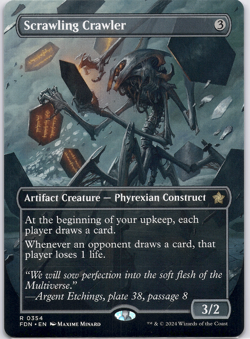 Scrawling Crawler (Borderless) [Foundations] (FDN) [MTG] Magic 354 - Image 1