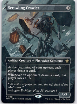 Scrawling Crawler (Borderless) [Foundations] (FDN) [MTG] Magic 354 - Image 1