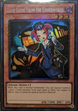 YuGiOh Tour Guide from the Underworld Collector's Rare 1st Edition RA01-EN005 - Image 1