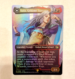 Kuja, Genome Sorcerer (Borderless) Final Fantasy Foil 399 MTG Trance - Image 1