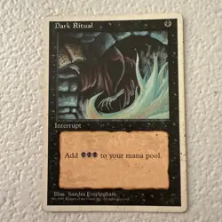 Dark Ritual MTG Core Set 4th Edition Regular - Image 1