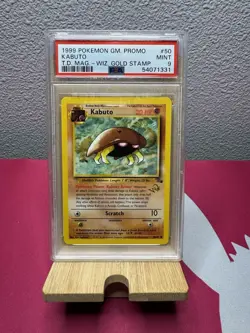 PSA 9 Kabuto 50/62 W Gold Stamp 1999 Pokemon Top Deck Magazine Promo (Rare) - Image 1
