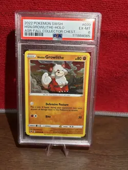 2022 POKEMON SWORD & SHIELD ASTRAL RADIANCE #070 HSN.GROWLITHE-HOLO ASR-FALL COL - Image 1