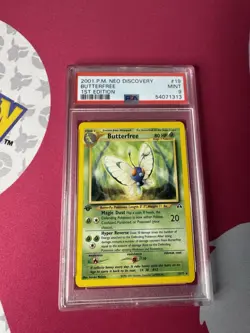 2001 Butterfree Neo Discovery #19 Mint 1st Edition - PSA 9 Pokemon WOTC - Image 3