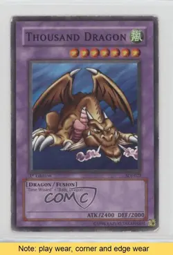 Thousand Dragon 1st Ed. YuGiOh Starter Deck Joey #SDJ-023 2003 READ 0c6 - Image 1