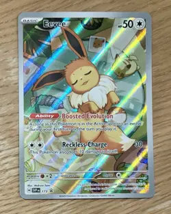 2025 POKEMON BLACK STAR PROMOS - SVP EN #173 EEVEE PRISMATIC EVOLUTIONS ETB HOLO - Image 1